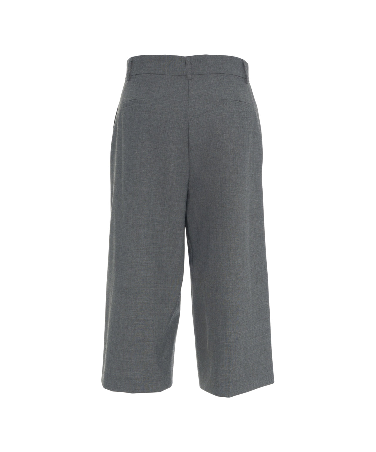 OTTO D AME High-Waisted Bermuda Shorts with Pinches