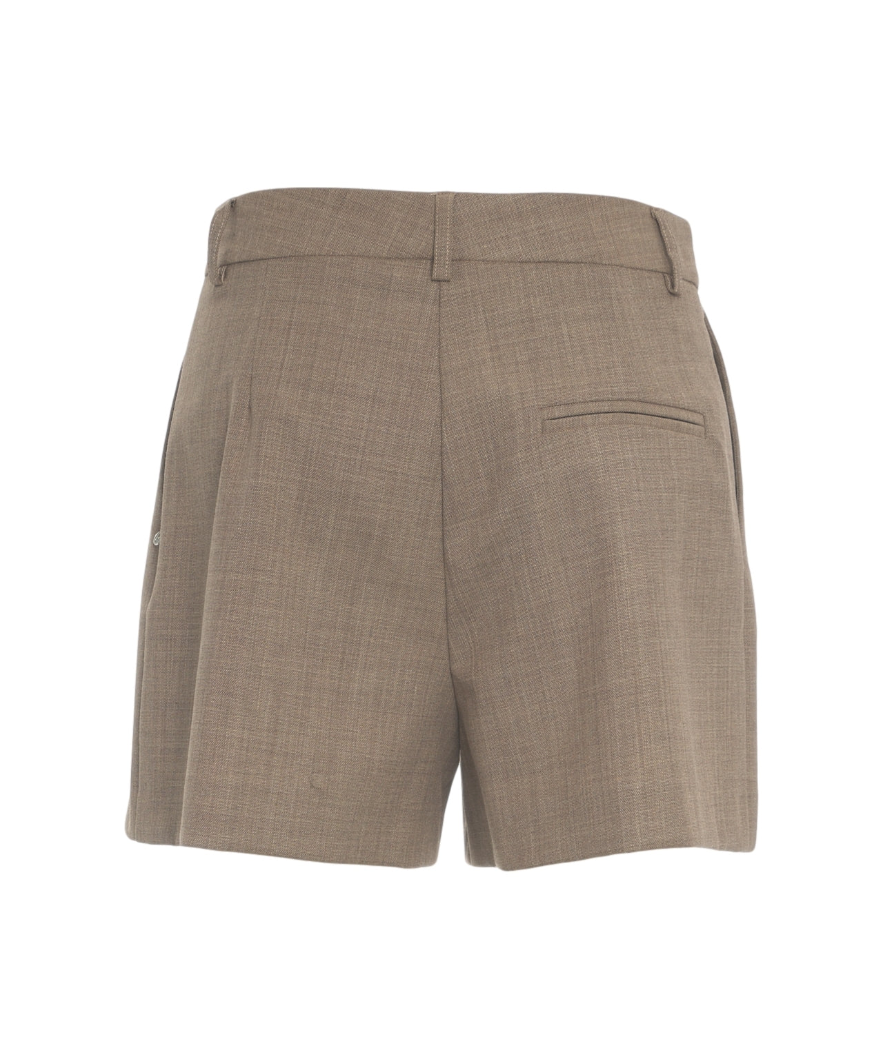 OTTO D AME Elegant Bermuda Shorts with Pleats