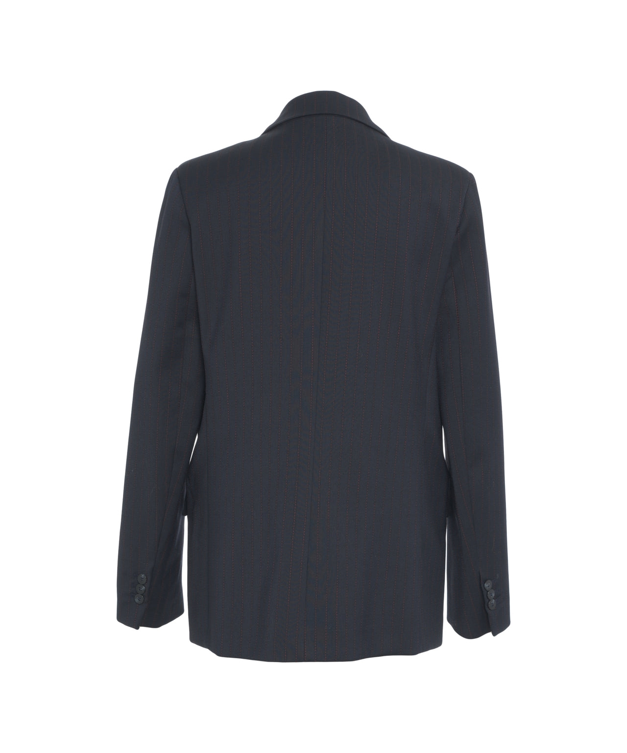 OTTO D AME Elegant Pinstripe Double-Breasted Blazer for Women - FW25