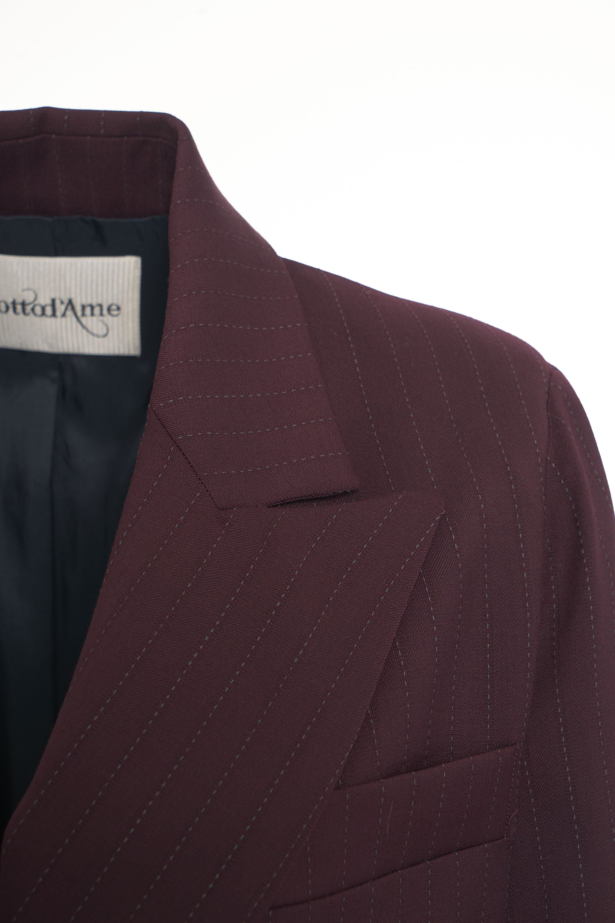 OTTO D AME Sophisticated Pinstripe Blazer