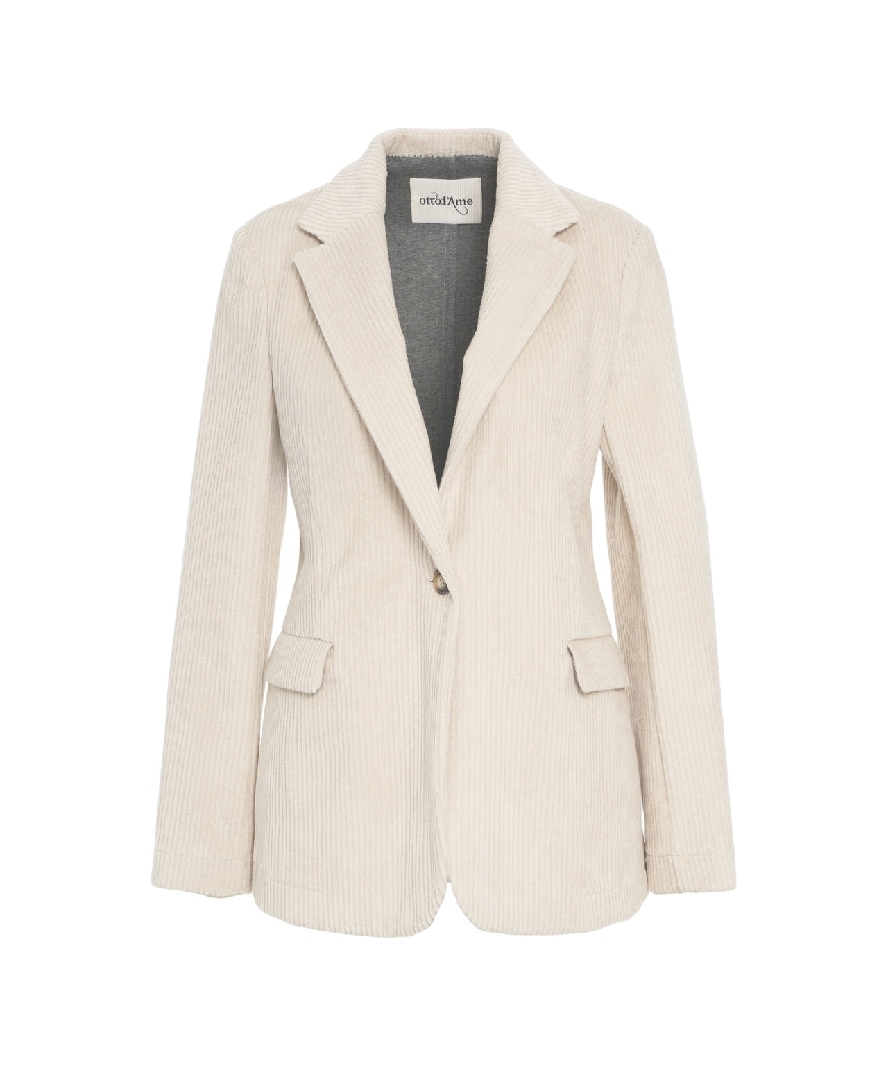 OTTO D AME Classic Corduroy Blazer for Women