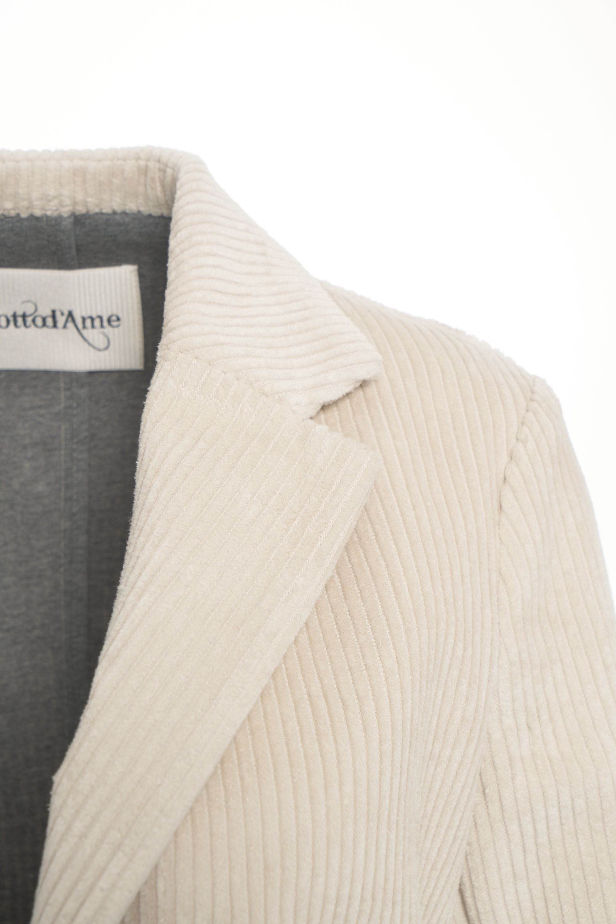 OTTO D AME Classic Corduroy Blazer for Women