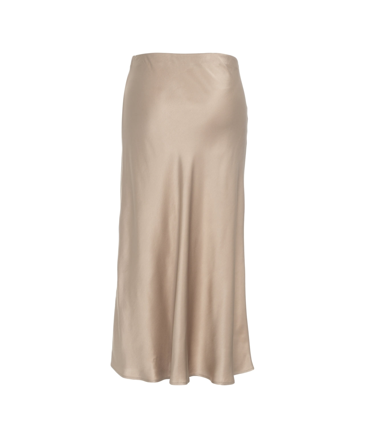 OTTO D AME Elegant Midi Skirt with Flared Design for Women