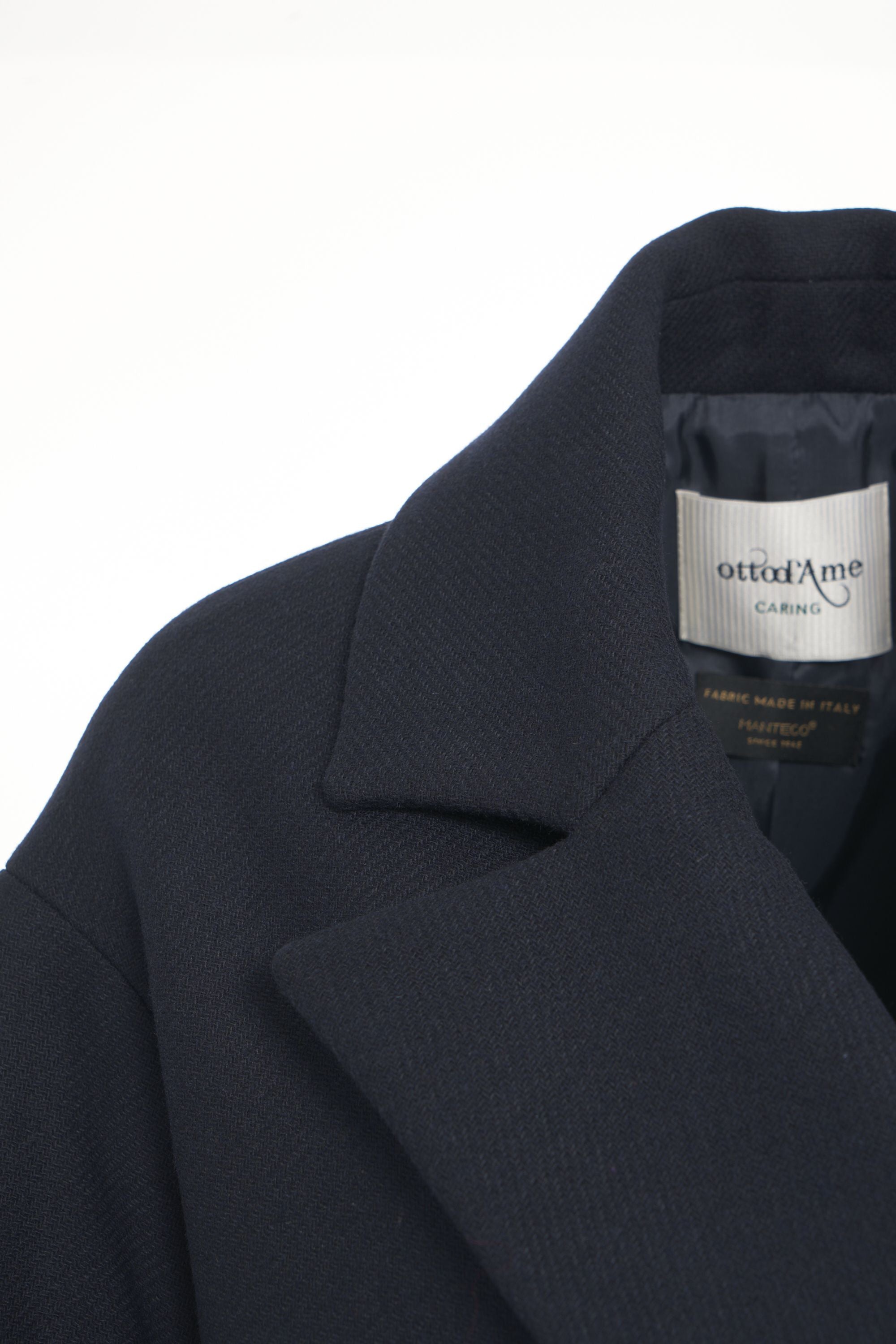 OTTO D AME Women's Relaxed Fit Double-Breasted Peacoat