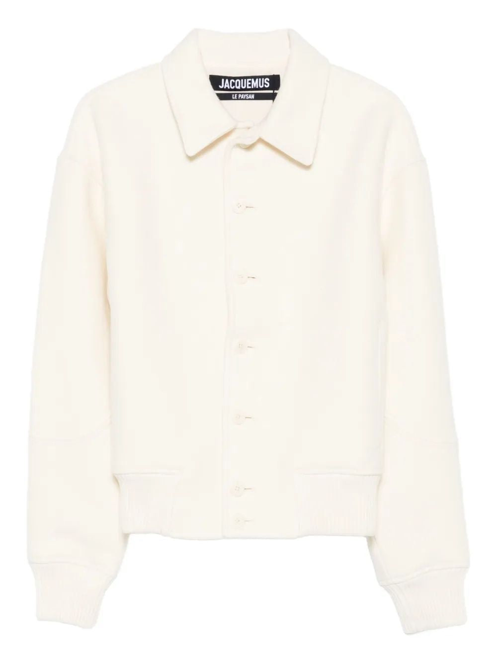JACQUEMUS Men's Felt Bomber Jacket