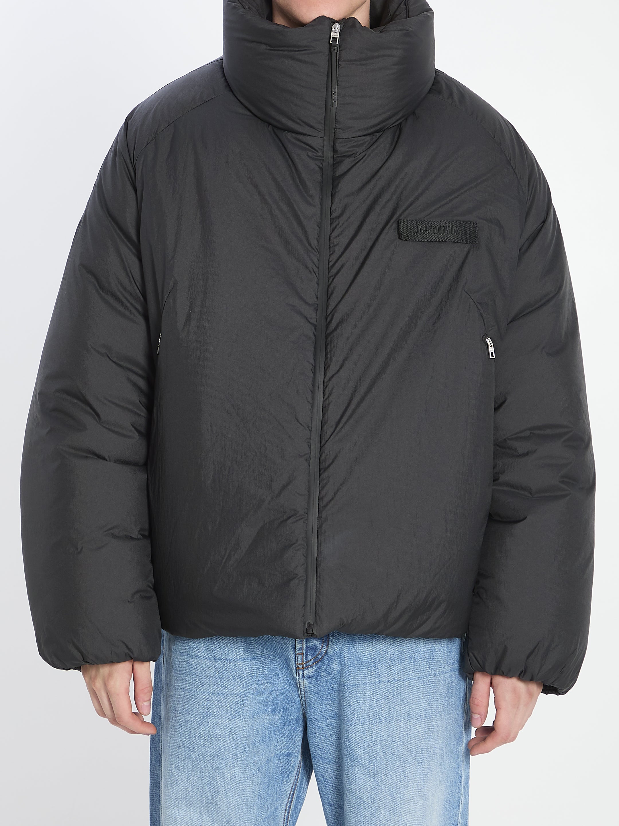 JACQUEMUS Triangle Silhouette Puffer Jacket - Size 50 IT