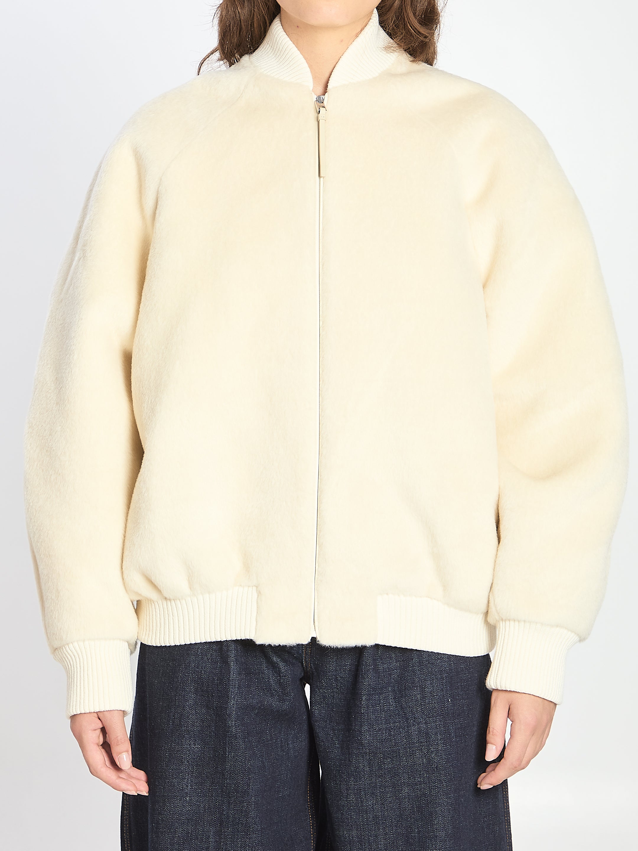 JACQUEMUS Oversized Bomber Jacket - Size 34