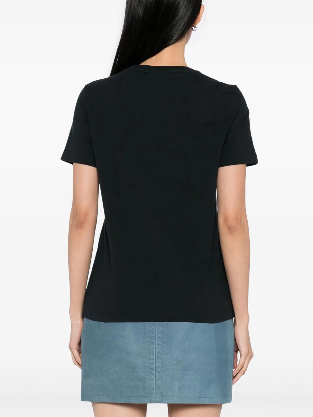 MAISON KITSUNÉ Cotton T-Shirt with Double Logo Patch - FW25