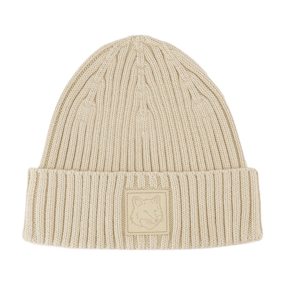 MAISON KITSUNÉ Bold Fox Head Beanie - Women's Casual Accessory