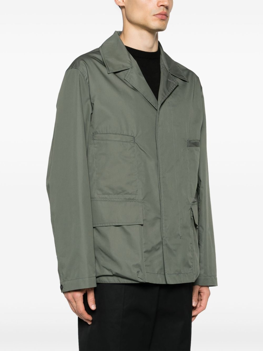 LEMAIRE Cotton Blend Multipocket Overshirt for Men - SS24