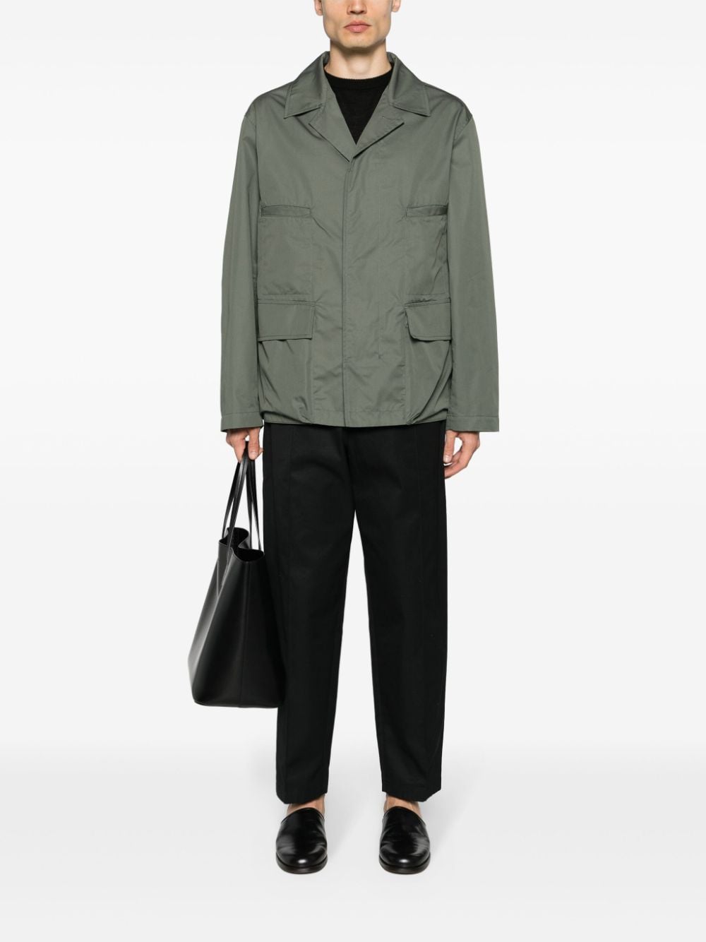LEMAIRE Cotton Blend Multipocket Overshirt for Men - SS24