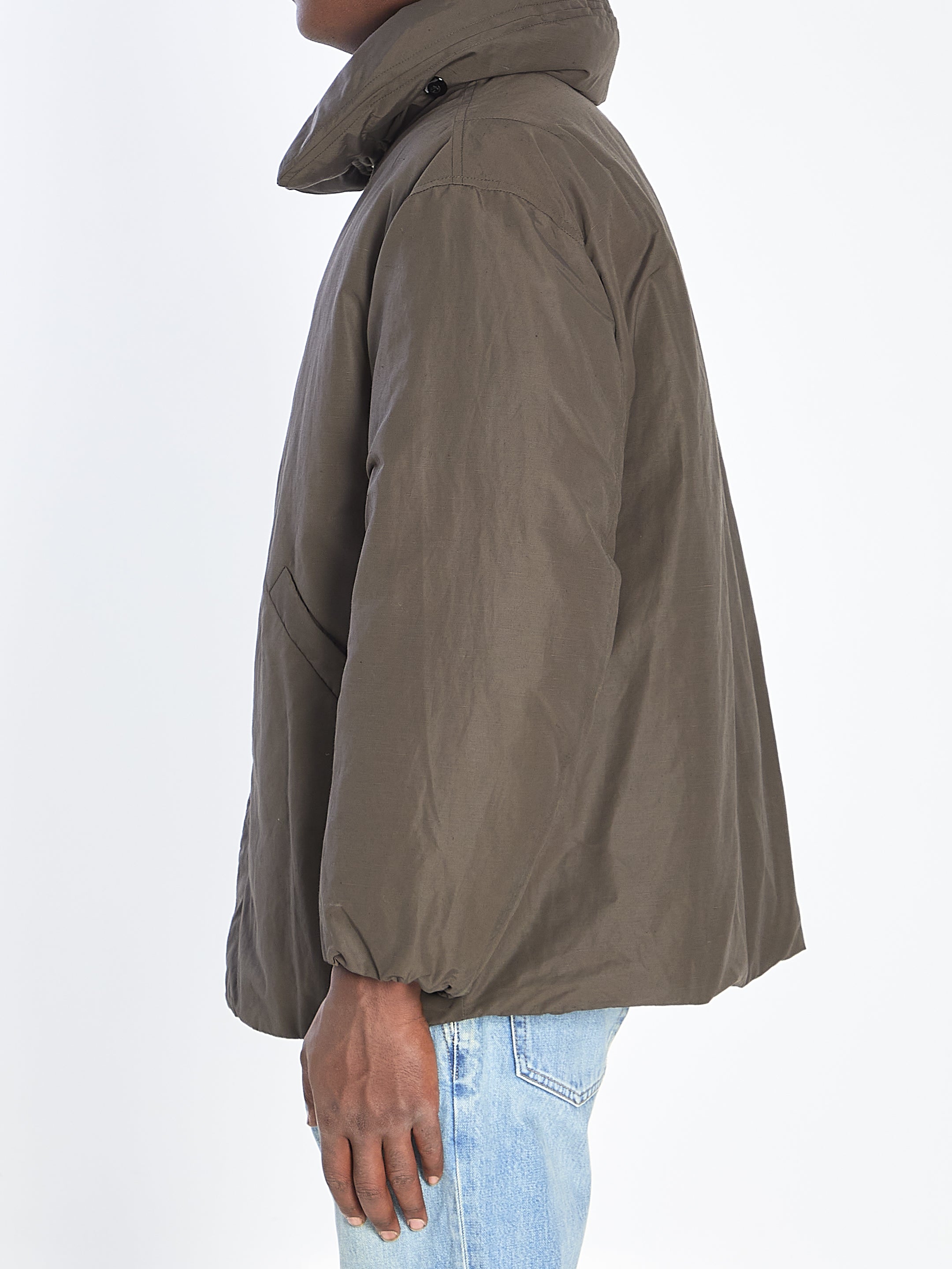 LEMAIRE Men's Nylon Blend Down Puffer Jacket