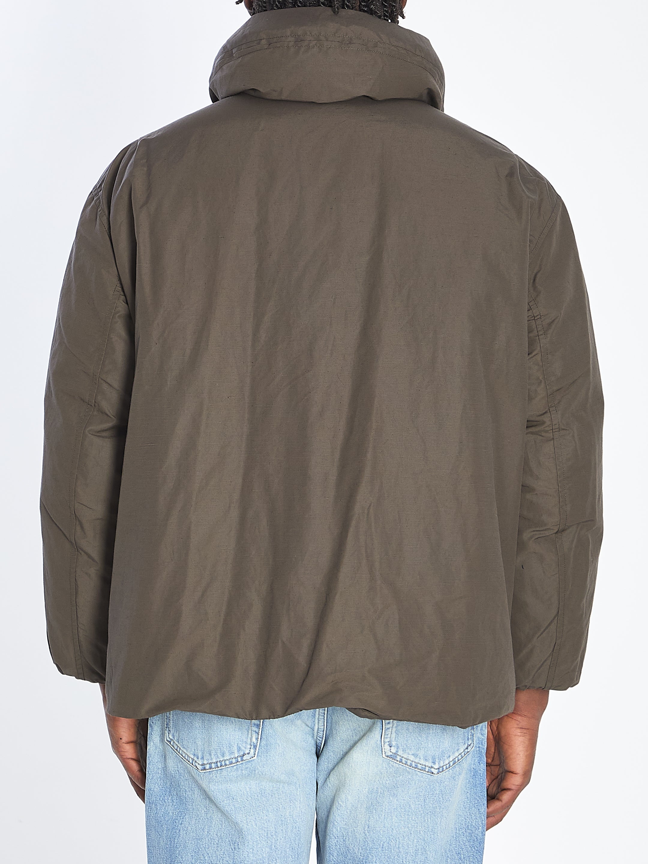 LEMAIRE Men's Nylon Blend Down Puffer Jacket