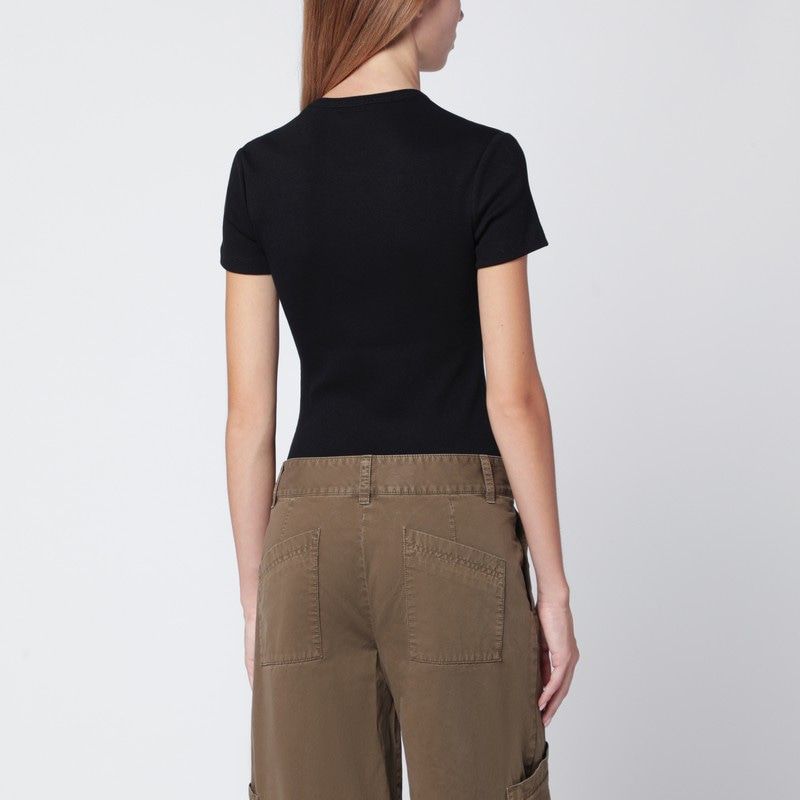 OFF-WHITE Bold Print Cotton T-Shirt for Women