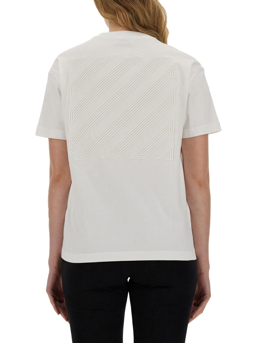 OFF-WHITE Regular Fit Logo T-Shirt for Women