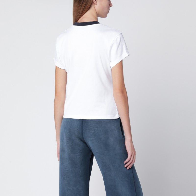 OFF-WHITE Embroidered Logo T-Shirt for Women - FW25 Collection