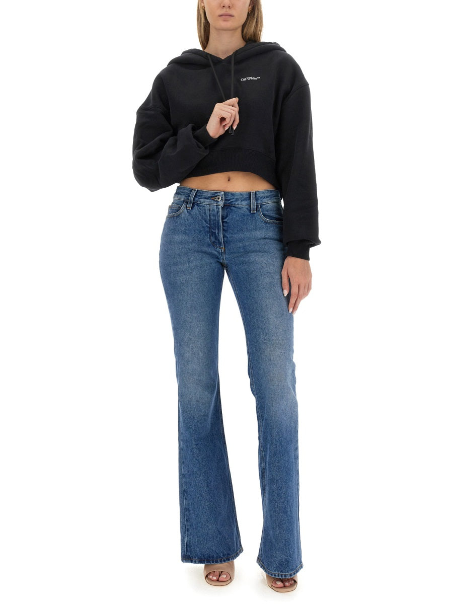 OFF-WHITE Mini Cropped Sweatshirt