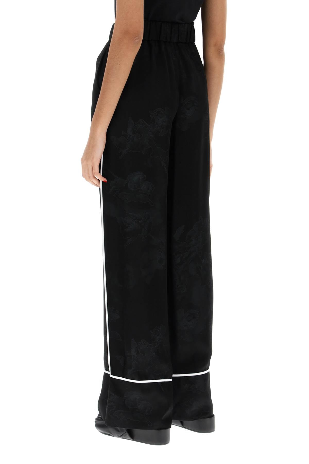 OFF-WHITE Embroidered San Palazzo Pants for Women