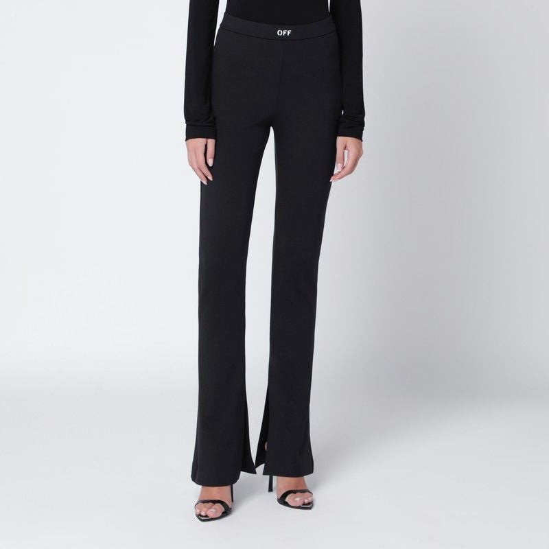 OFF-WHITE Women’s Nylon-Blend Trousers with Logo