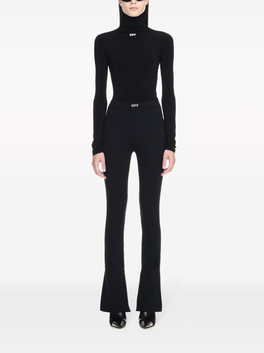 OFF-WHITE Women’s Nylon-Blend Trousers with Logo