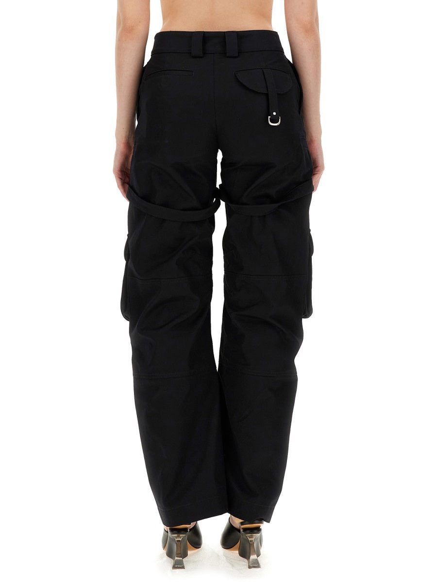 OFF-WHITE Women's Regular Fit Cargo Pants - Size 40