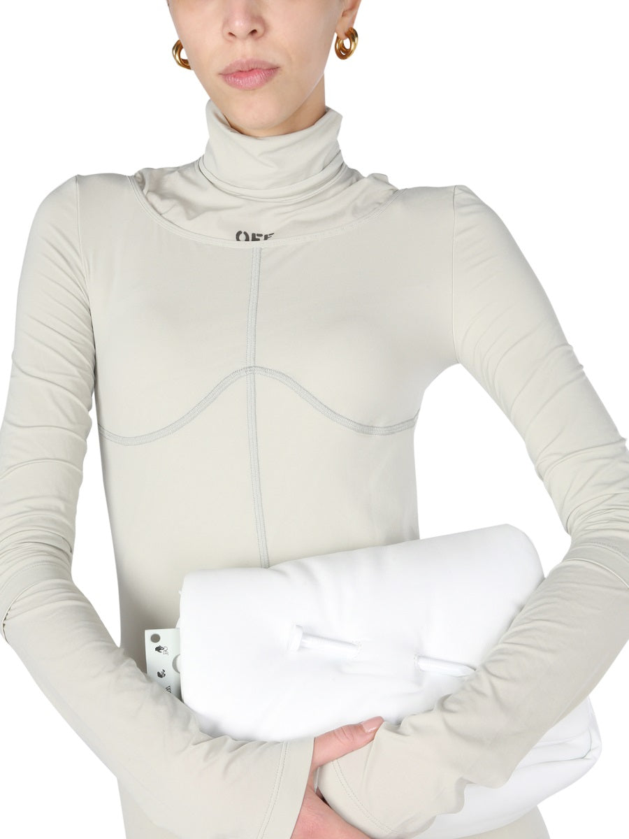 OFF-WHITE High Neck Mini Dress