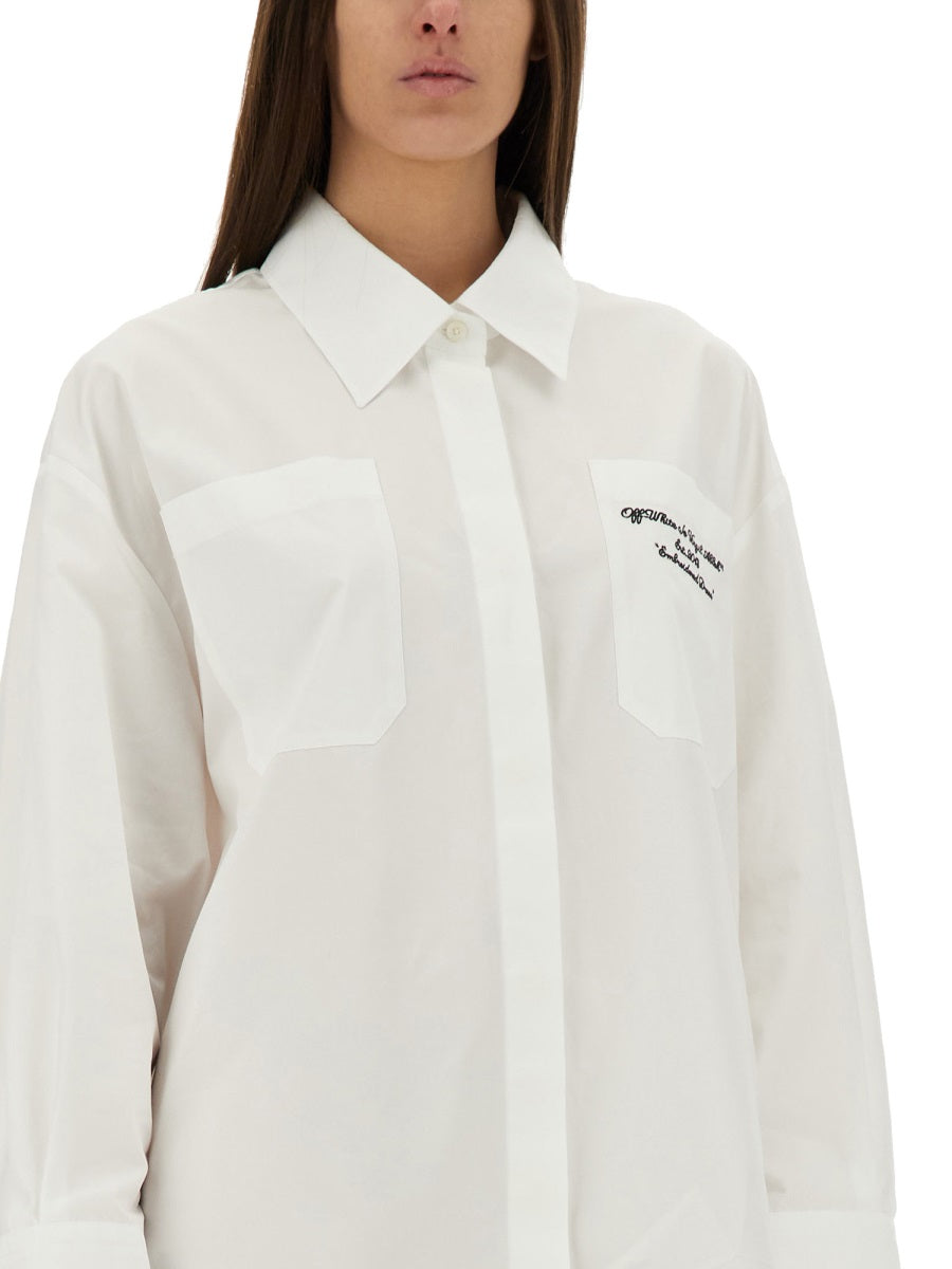 OFF-WHITE Oversized Poplin Shirt for Women