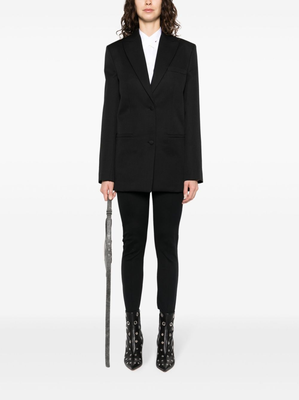 OFF-WHITE Premium Wool Jacket with Embroidered Cuff - SS24