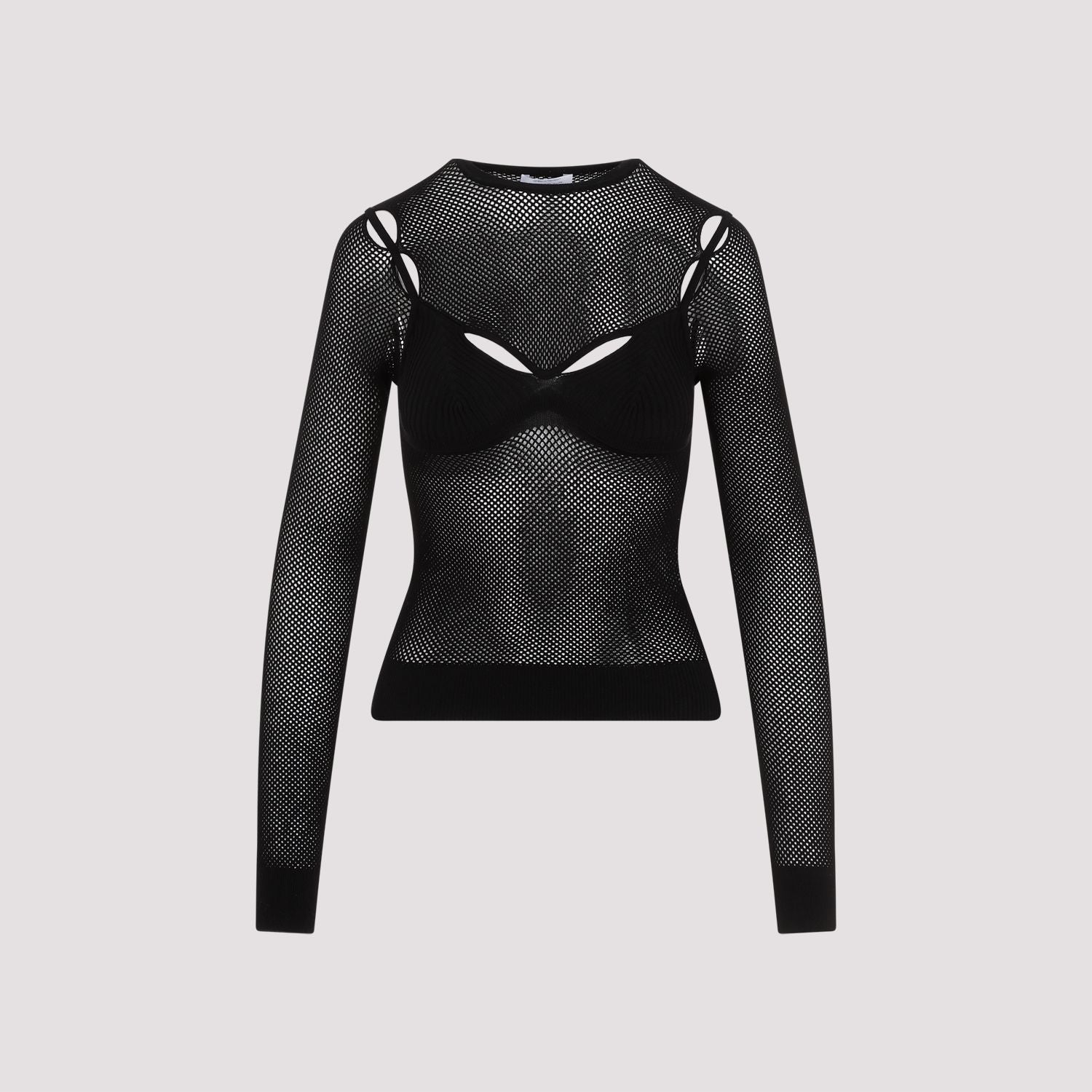 OFF-WHITE Net Arrow Bralette Top