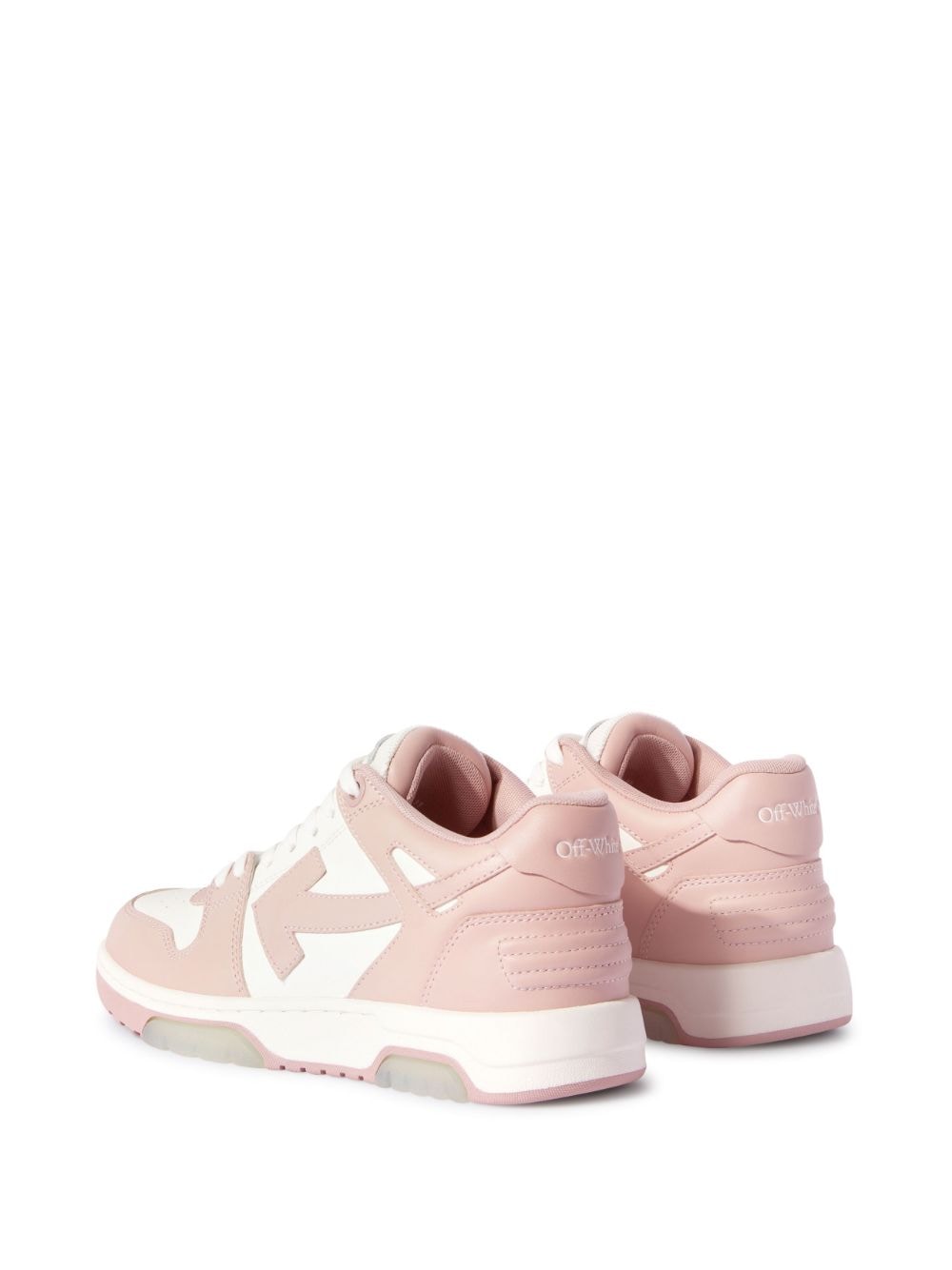 OFF-WHITE Leather Panelled Design Sneakers - Women's Size