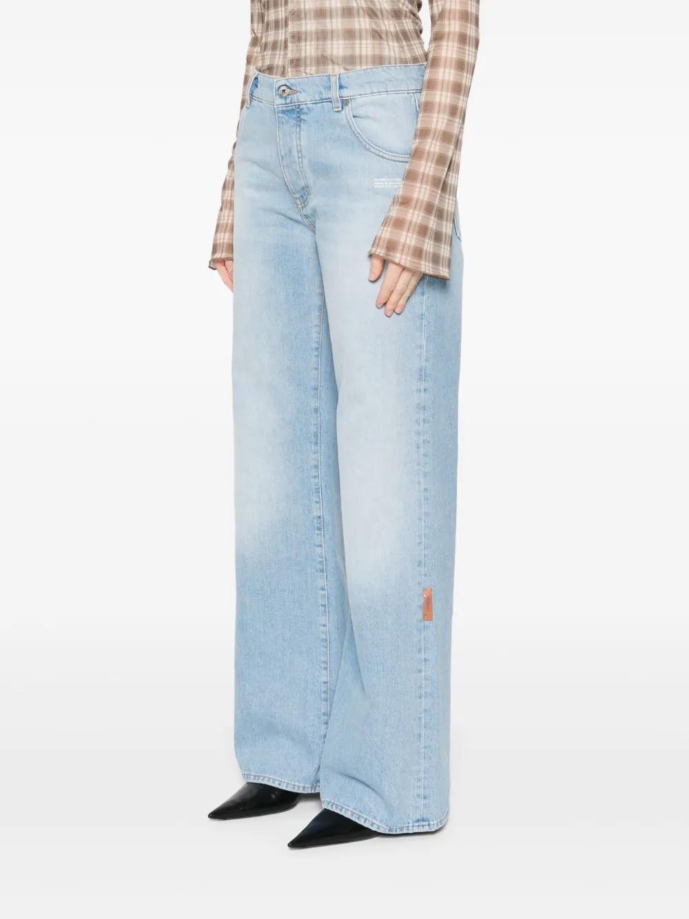 OFF-WHITE Logo Straight Jeans - Women’s SS25 Collection