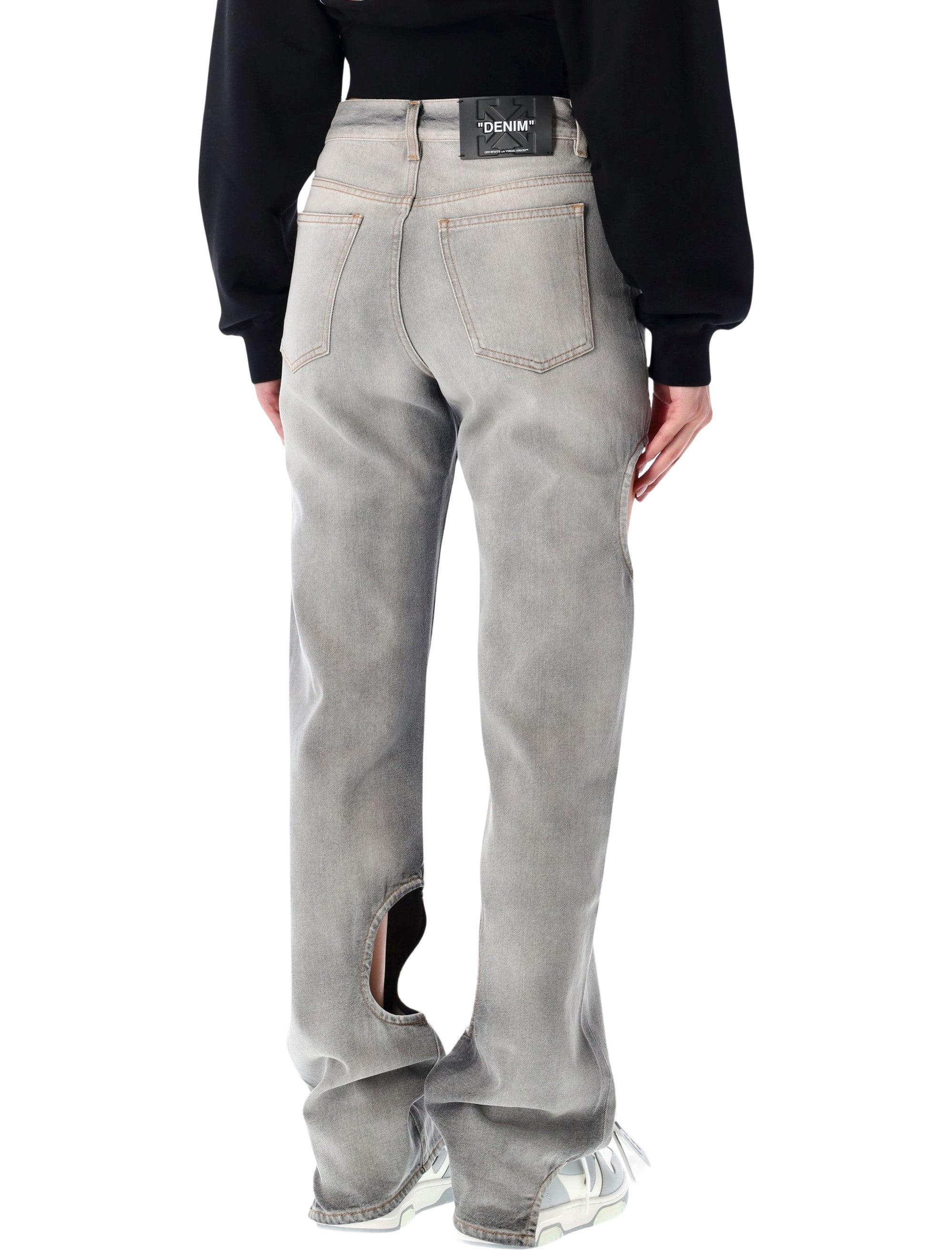 OFF-WHITE Meteor Cut-Out Jeans - Size 26