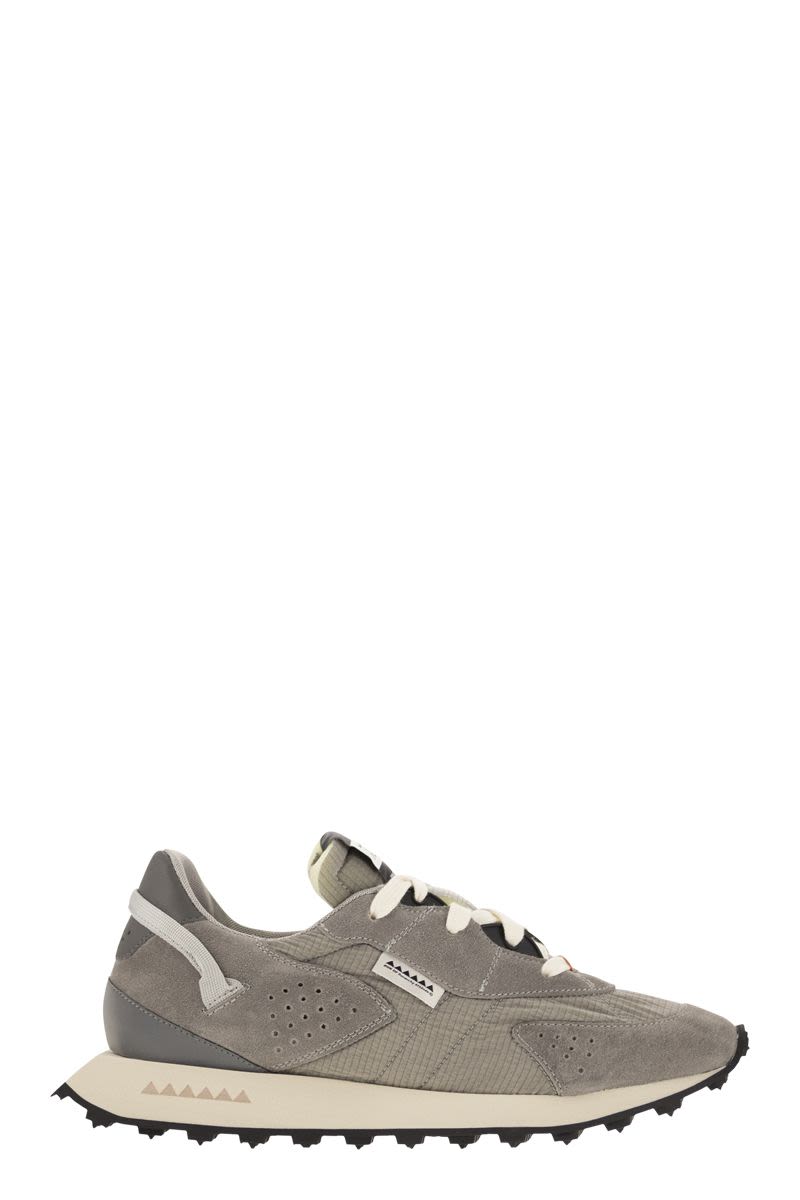 Run of Oxygen M - Suede and Canvas Sneakers