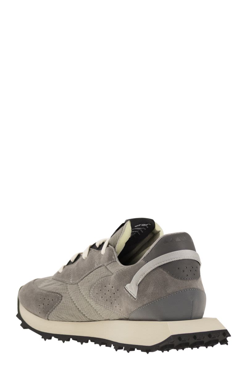 Run of Oxygen M - Suede and Canvas Sneakers