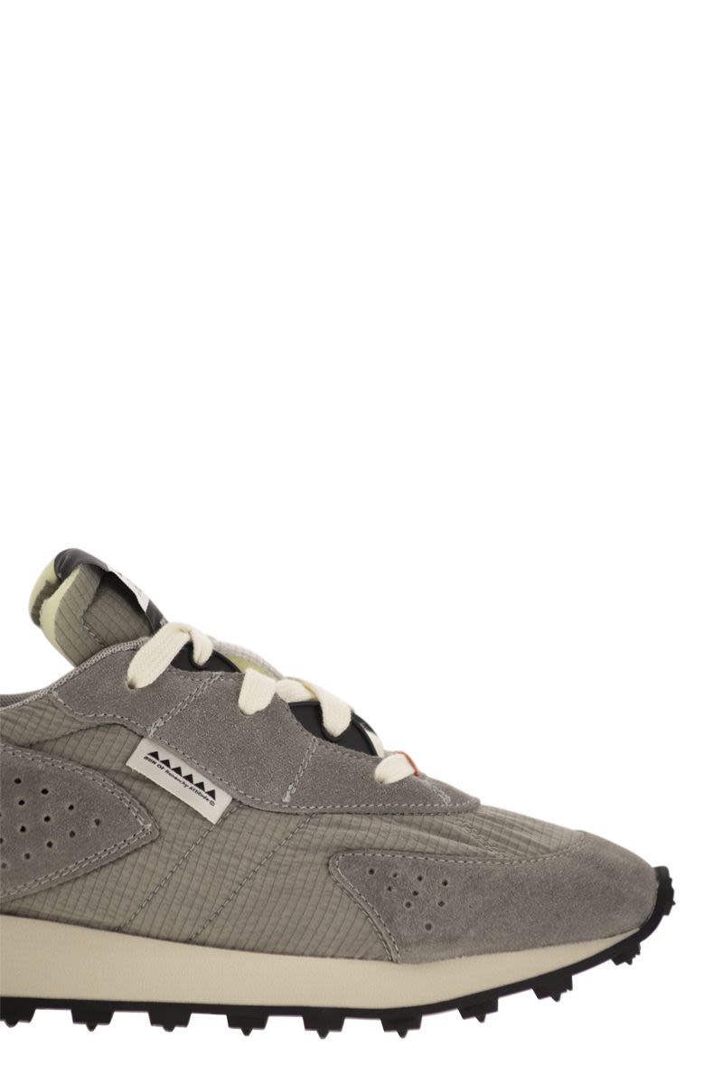 Run of Oxygen M - Suede and Canvas Sneakers