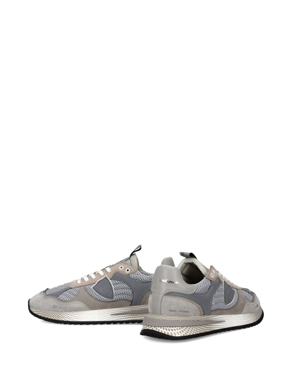 PHILIPPE MODEL PARIS Nubuck Fabric-Leather Sneakers for Men - Fall 2025