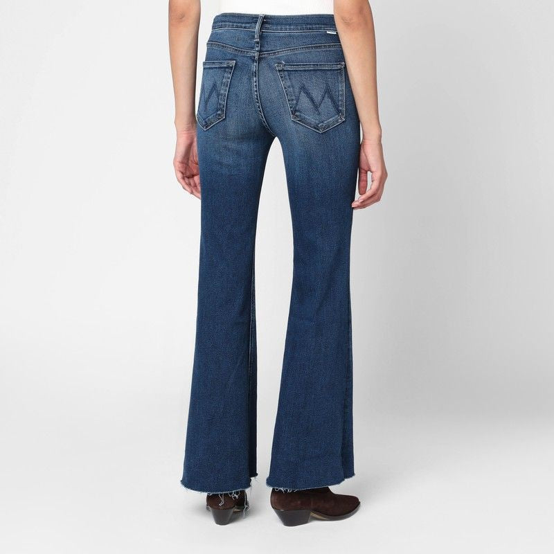 MOTHER Lil Doozy Fray Flared Jeans