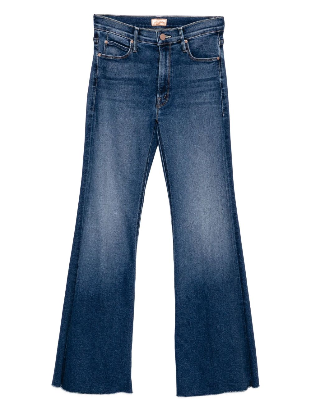 MOTHER Mini Frayed Flares Jeans