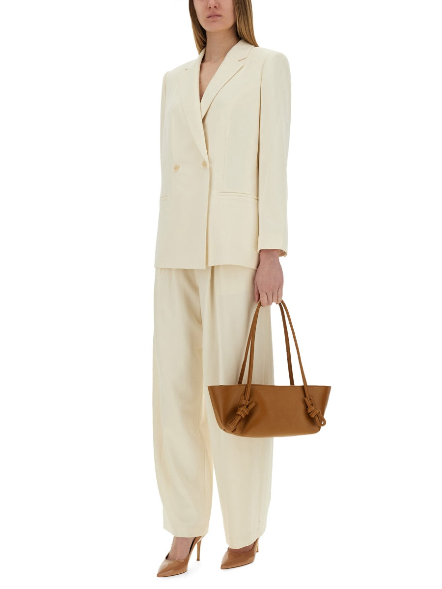 THEORY Relaxed Fit Double-Breasted Blazer - Size 2