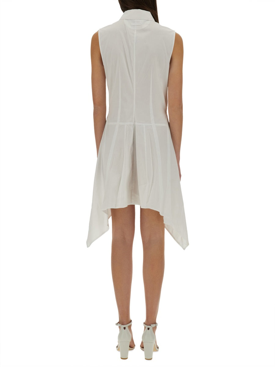 HELMUT LANG Slim Fit Bustier Mini Shirt Dress - Size 4