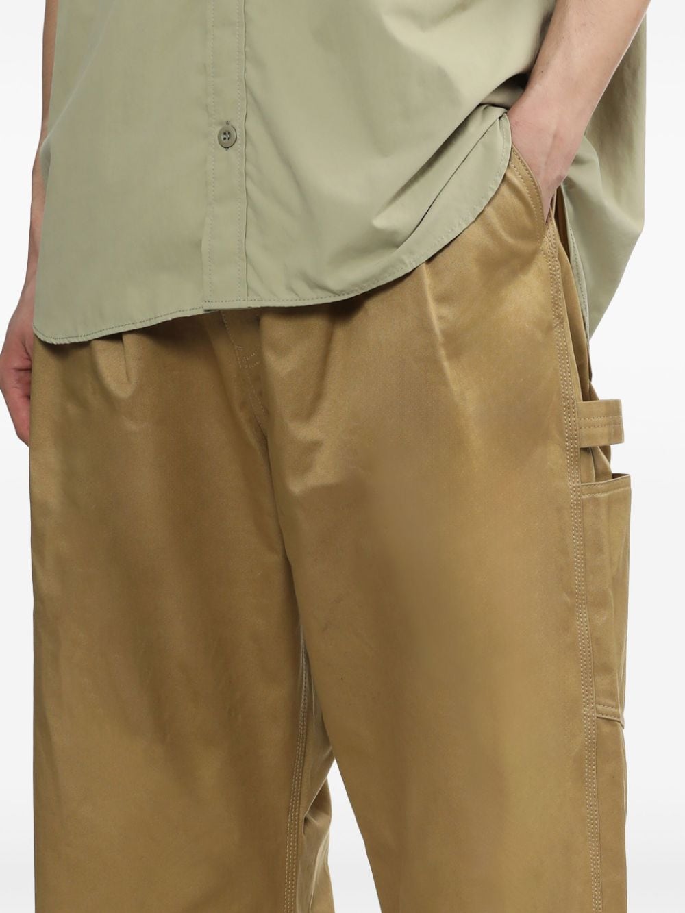 JUNYA WATANABE Wide Leg Cotton Trousers for Men
