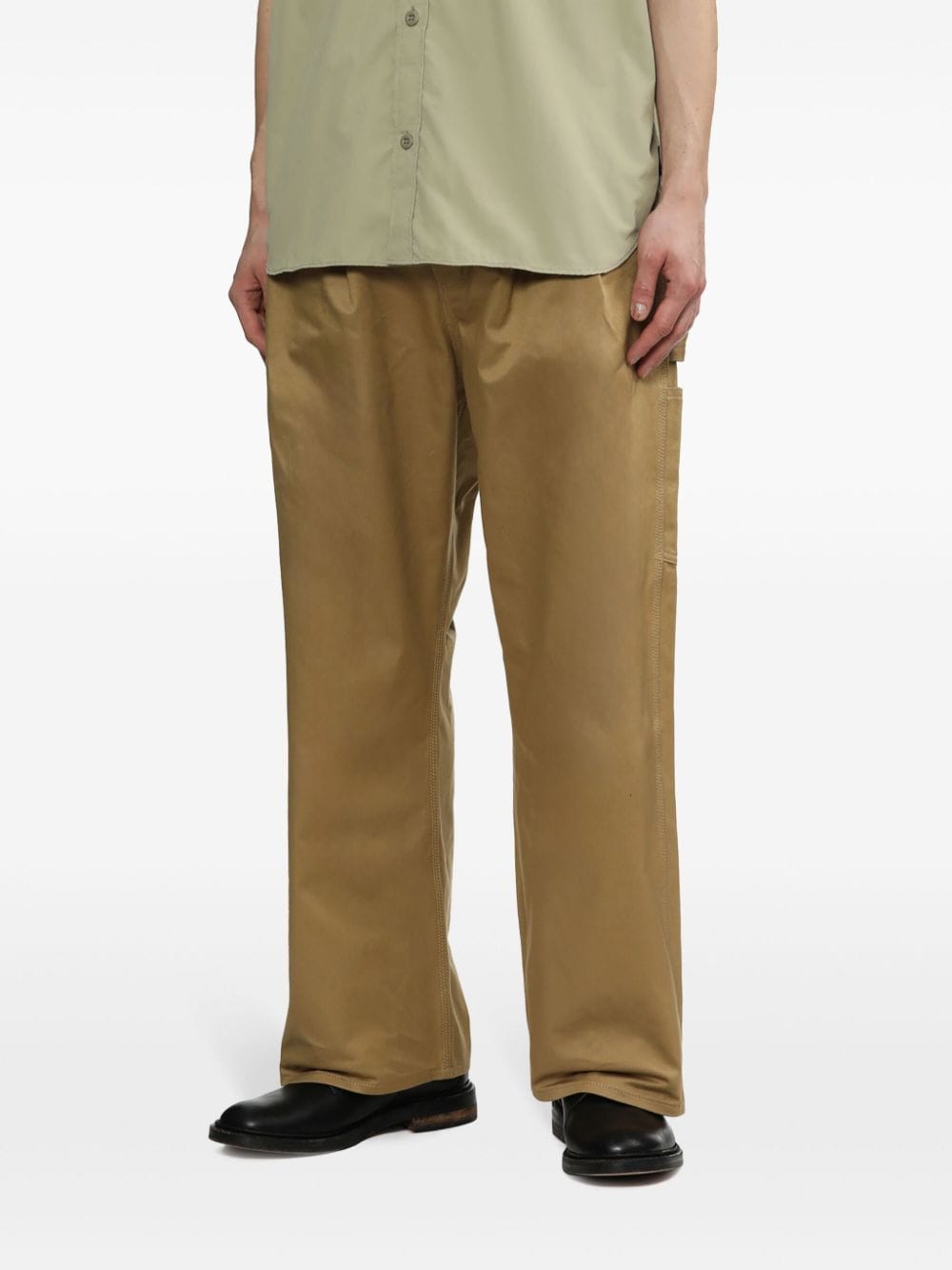 JUNYA WATANABE Wide Leg Cotton Trousers for Men