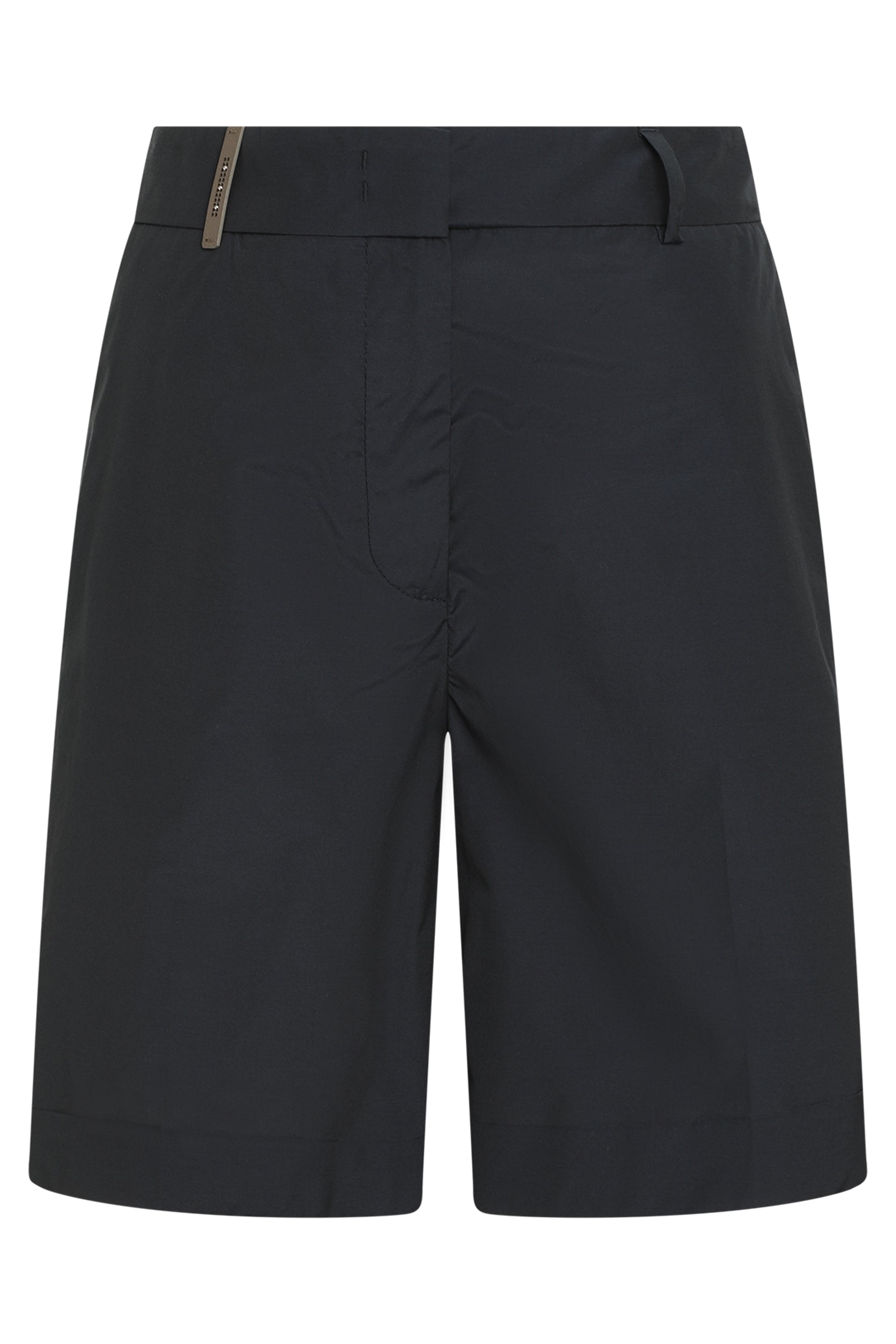 PESERICO Cotton Cuffed Shorts for Women - Spring/Summer 2025