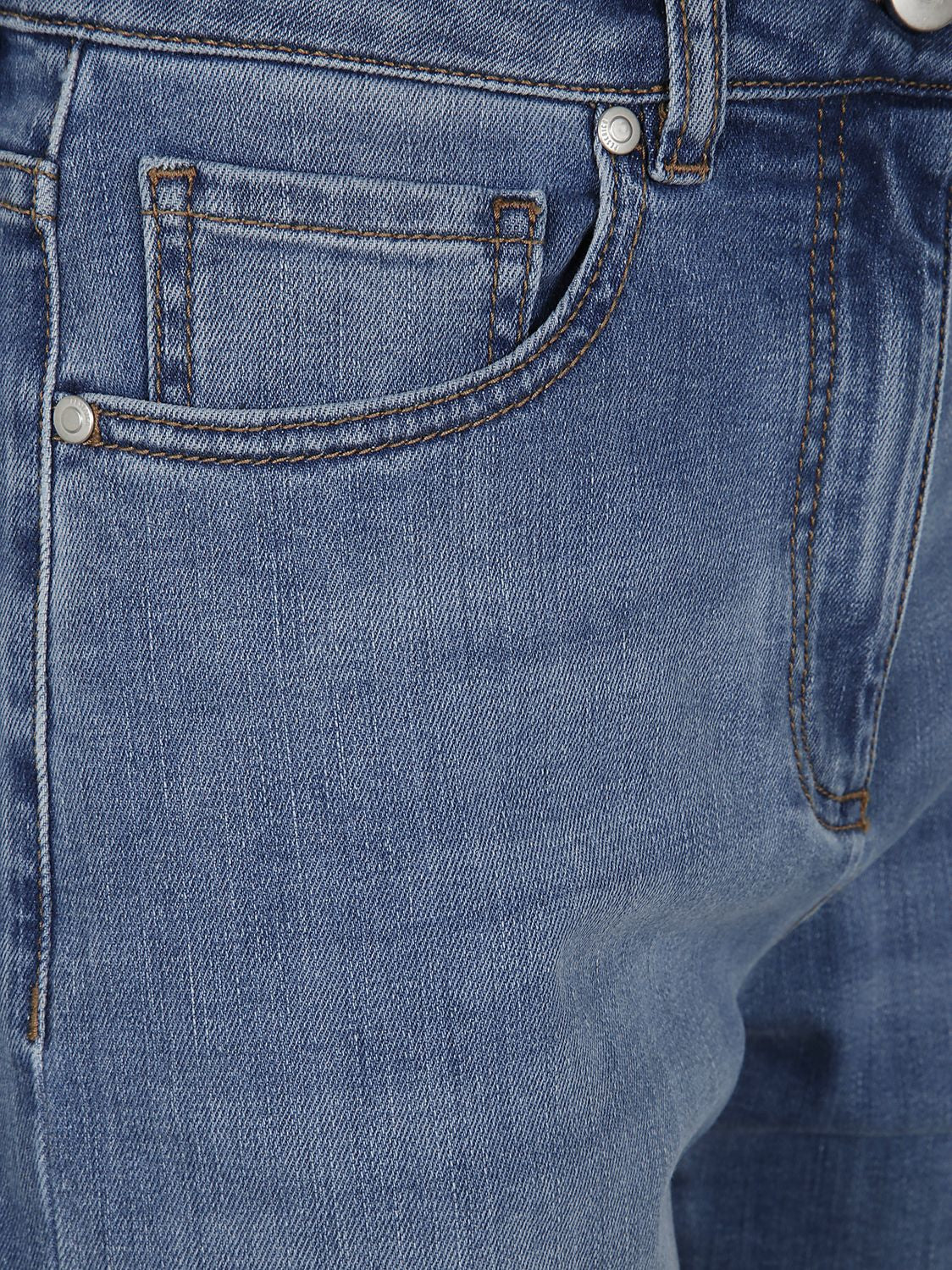 PESERICO Lightweight Comfort Denim Trousers for Women