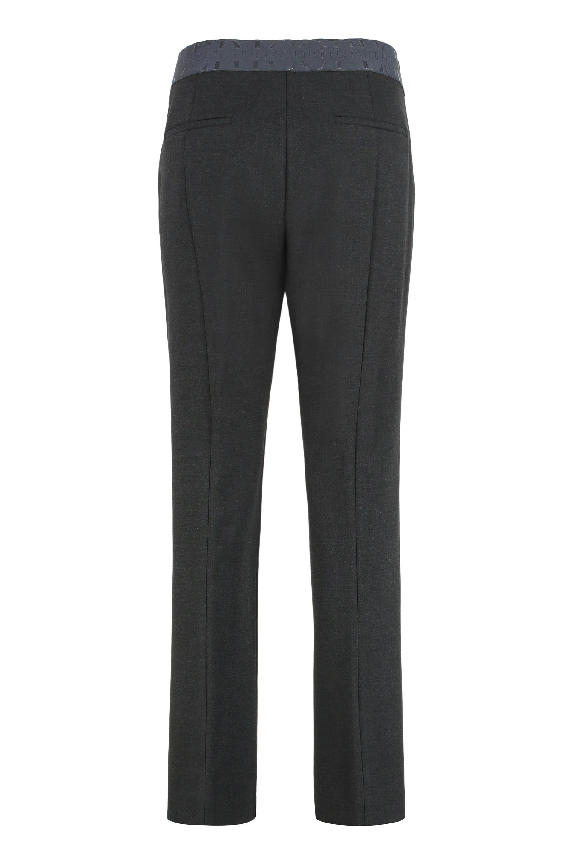 PESERICO High-Waisted Trousers with Crease for Women - FW24 Collection