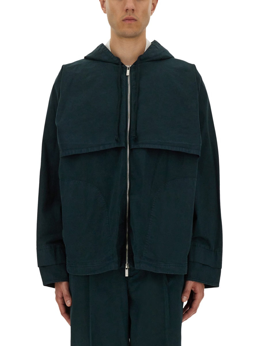 HELMUT LANG Hooded Windbreaker Jacket - Size L