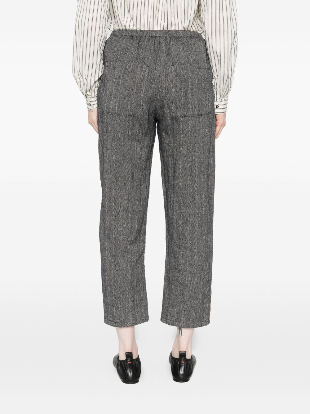 APUNTOB Wool and Linen Blend Trousers for Women - Fall 2025
