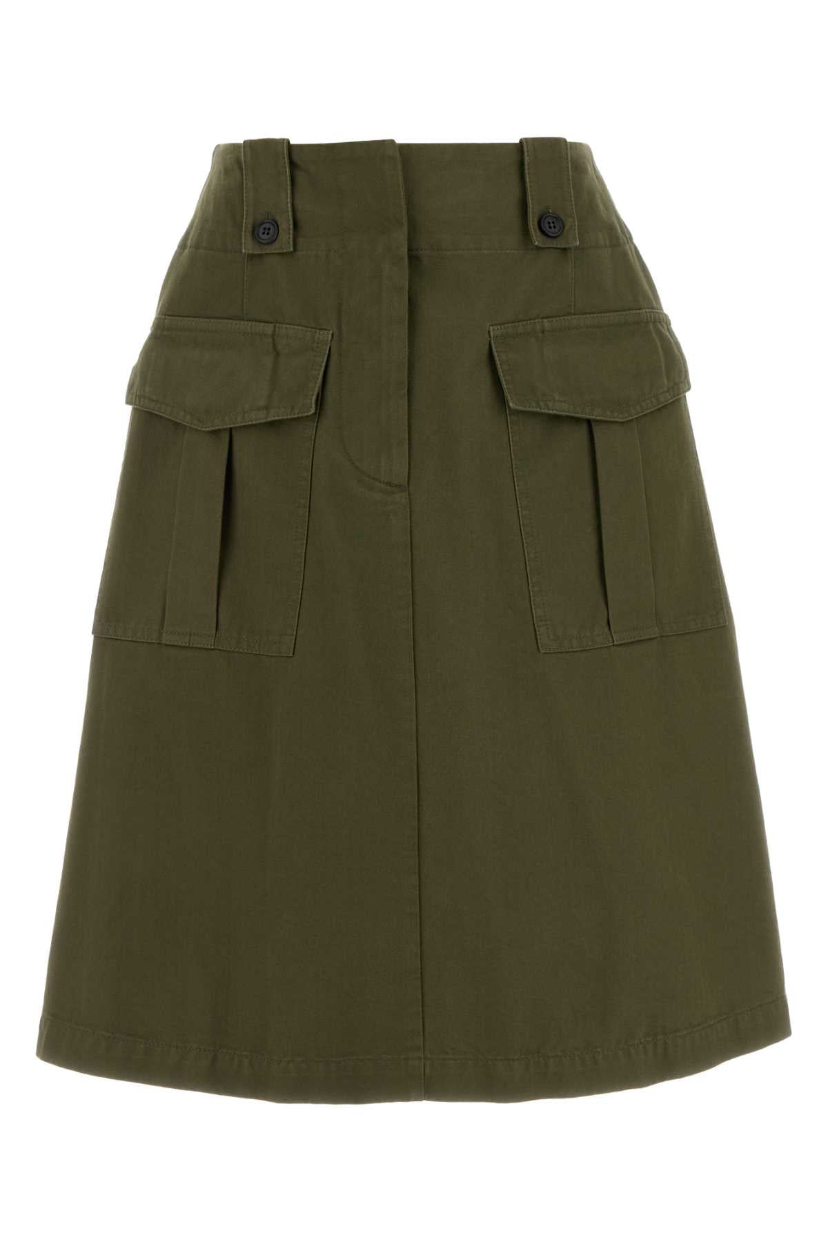 PRADA Cotton Utility Skirt