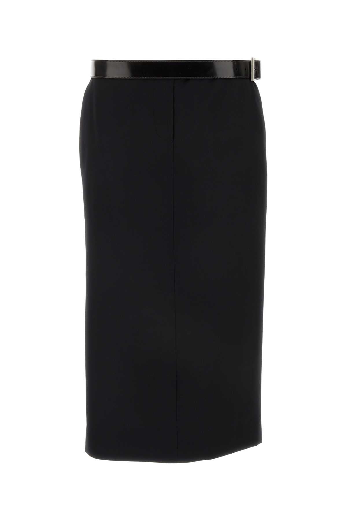PRADA Chic Gabardine Skirt for Women