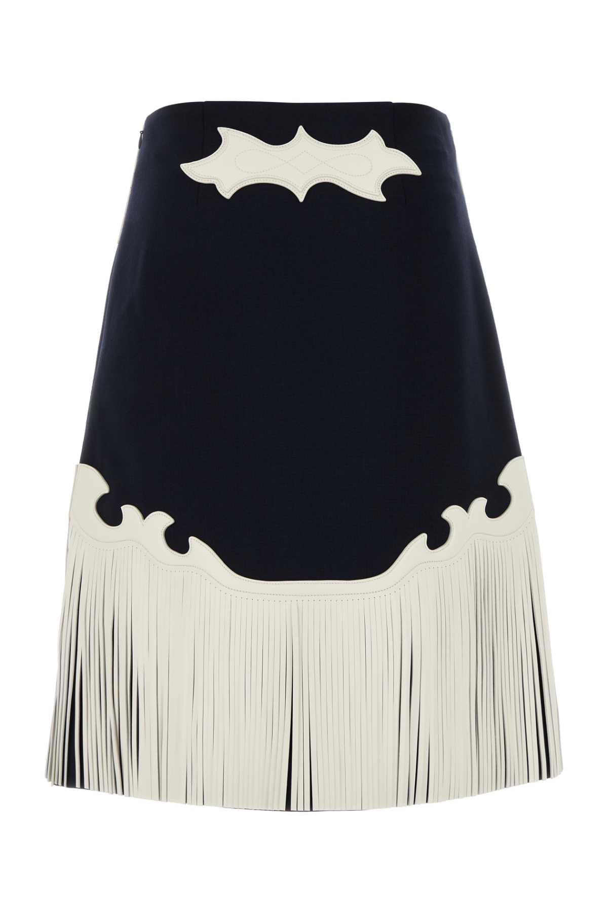 PRADA Wool Mini Skirt for Women - SS25 Collection